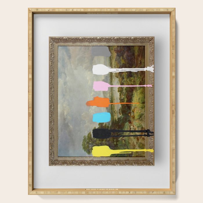 Thrift Store Landscape with a Color Test Serving Tray Gallery Image 1