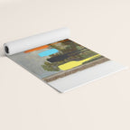 Thrift Store Landscape with a Color Test Yoga Mat Gallery Image 2