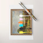 Thrift Store Landscape with a Color Test Wrapping Paper Gallery Image 1