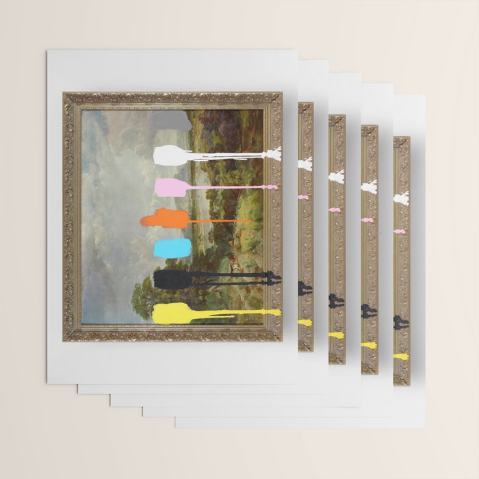 Thrift Store Landscape with a Color Test Wrapping Paper Gallery Image 3