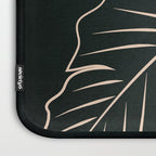 Minimalist Black & White Leaves 1 Laptop Sleeve Gallery Image 3