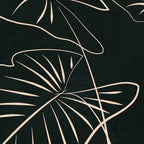 Minimalist Black & White Leaves 1 Coffee Mug Gallery Image 2