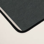 Minimalist Black & White Leaves 1 Desk Mat Gallery Image 4