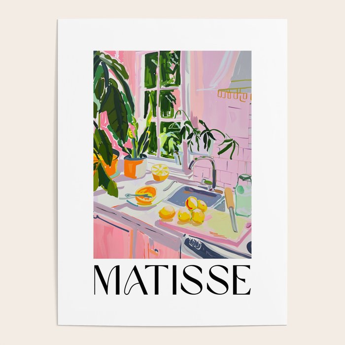 Sunny Kitchen - Matisse Inspired Poster Gallery Image 1