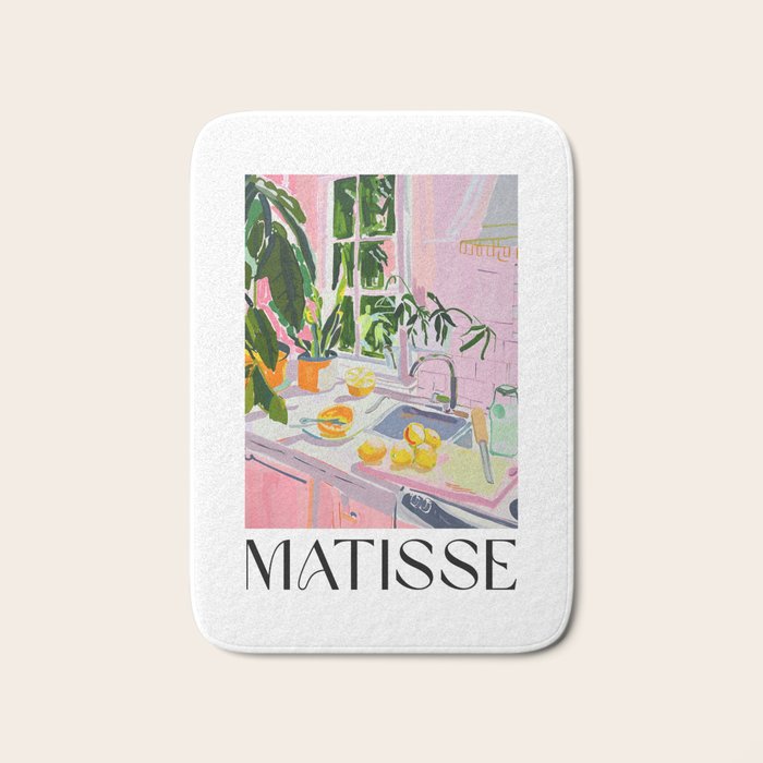 Sunny Kitchen - Matisse Inspired Bath Mat Gallery Image 1