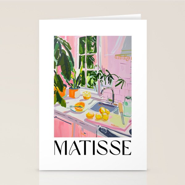 Sunny Kitchen - Matisse Inspired Stationery Card Gallery Image 2