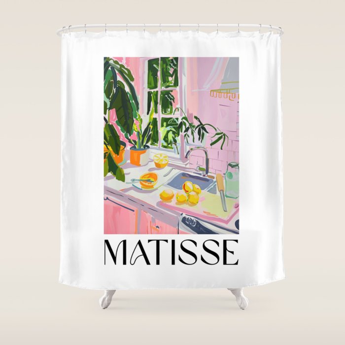 Sunny Kitchen - Matisse Inspired Shower Curtain Gallery Image 1