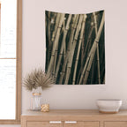 Bamboo Study 3 Wall Tapestry Gallery Image 2