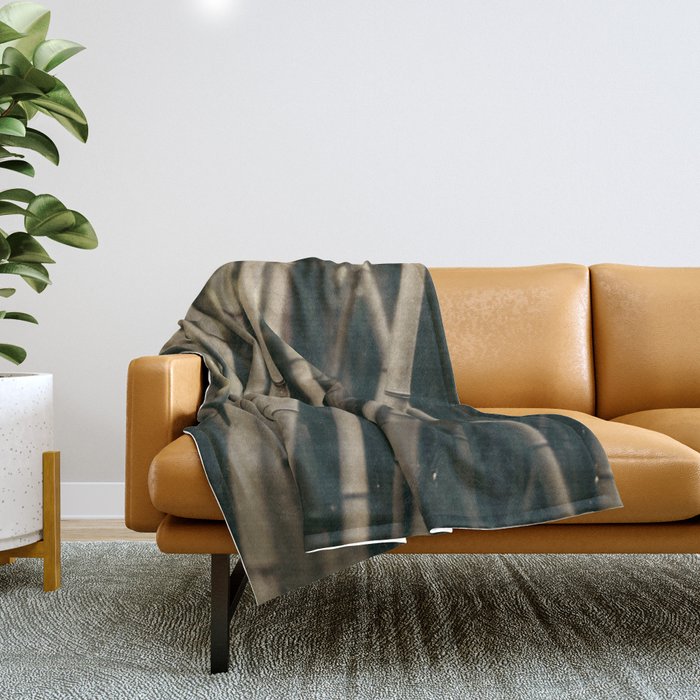 Bamboo Study 3 Throw Blanket Gallery Image 1