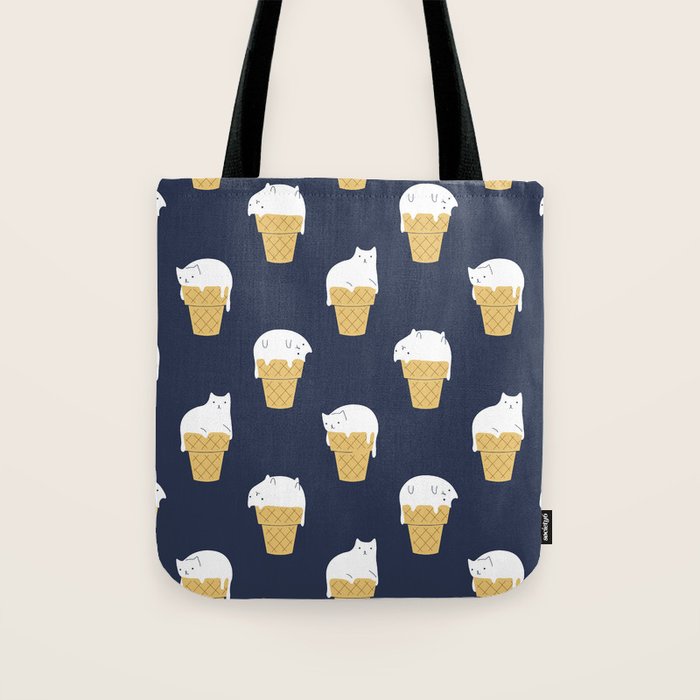 Meowlting Pattern Tote Bag Gallery Image 1
