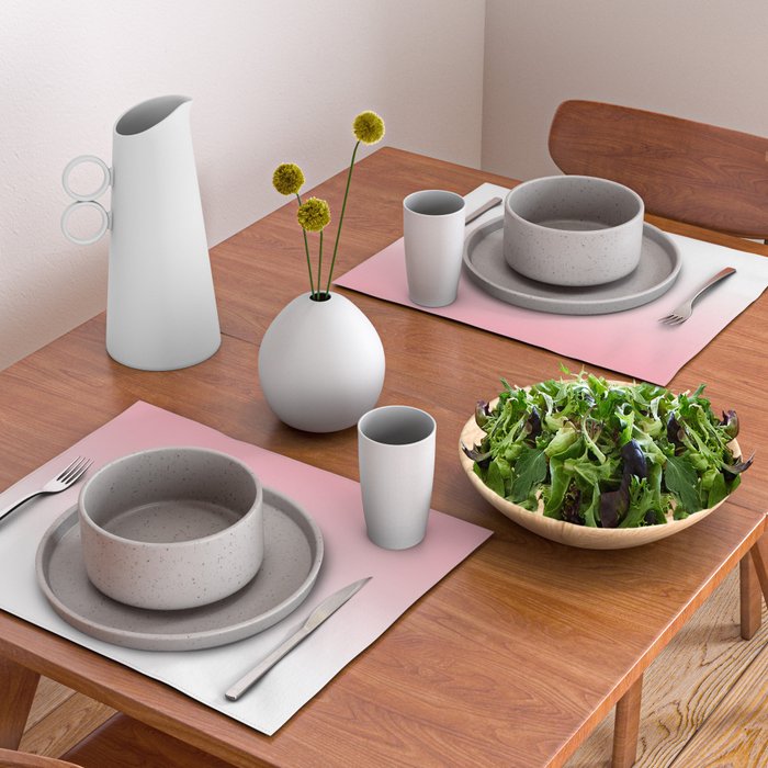 Pink Sunset Gradient Placemat Gallery Image 2