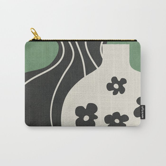 Abstract Elegance 2 Carry All Pouch Gallery Image 1
