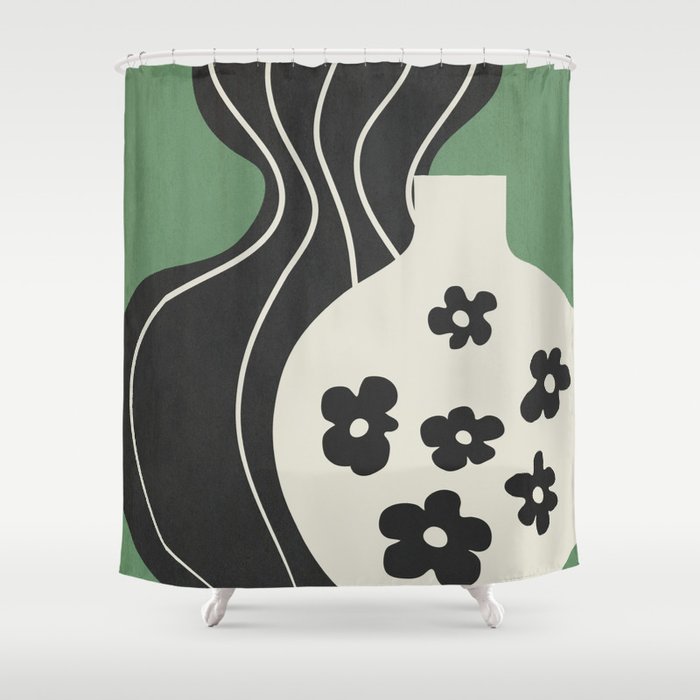 Abstract Elegance 2 Shower Curtain Gallery Image 1