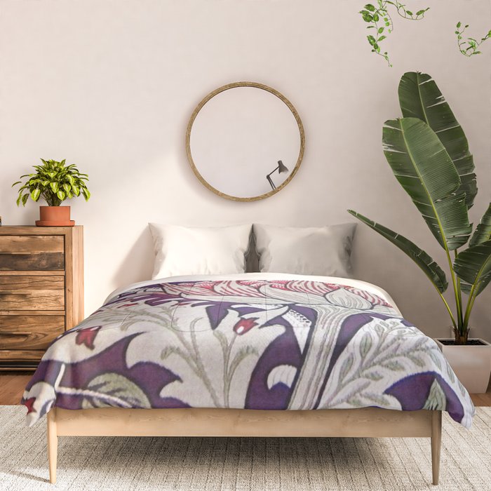 William Morris Artichoke Print Comforter Gallery Image 3