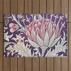 William Morris Artichoke Print Outdoor Rug Gallery Image 1