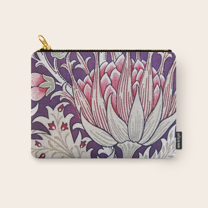 William Morris Artichoke Print Carry All Pouch Gallery Image 1