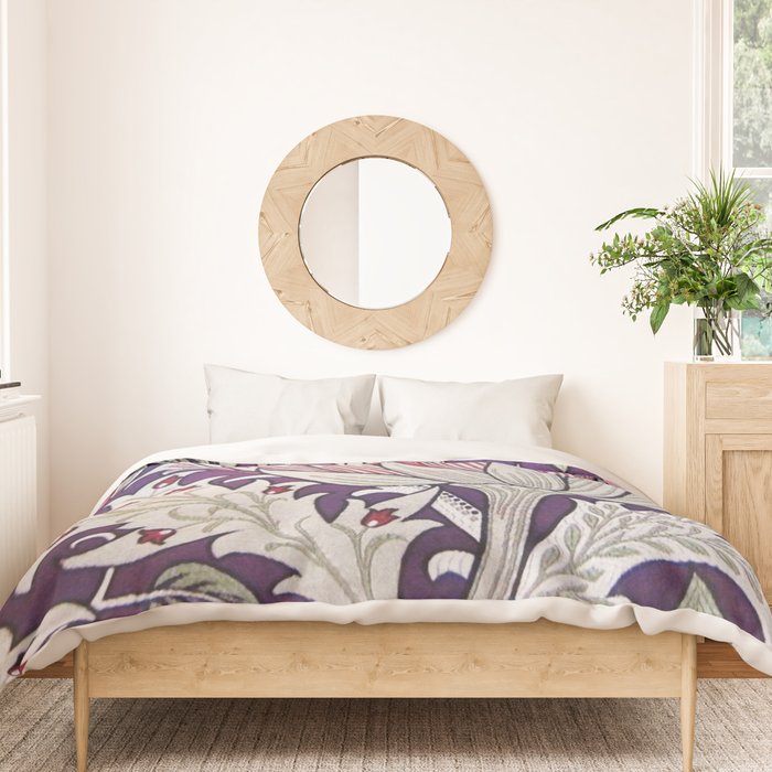 William Morris Artichoke Print Duvet Cover Gallery Image 3