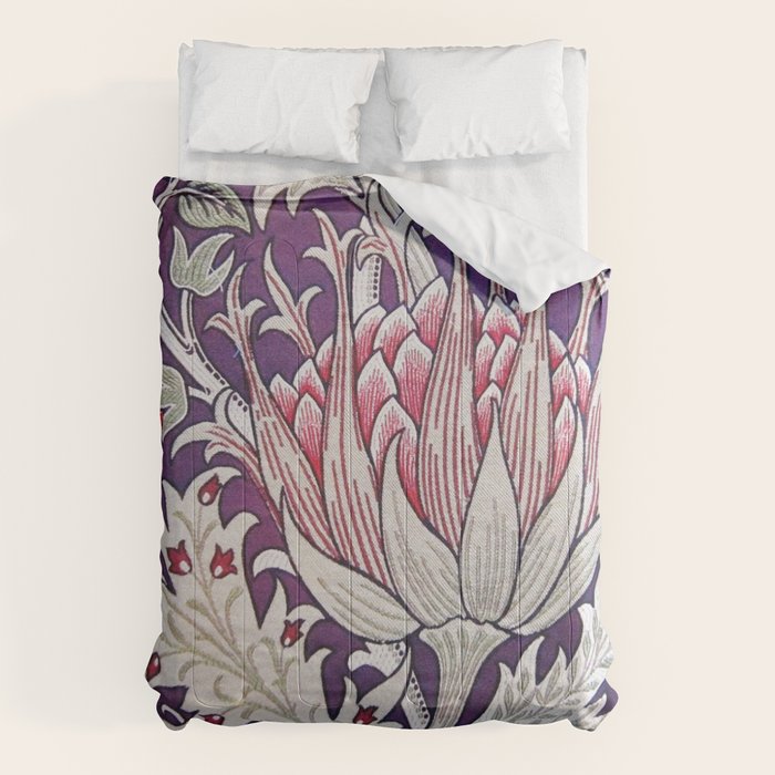 William Morris Artichoke Print Comforter Gallery Image 1
