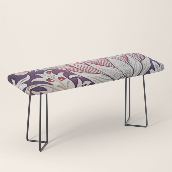 William Morris Artichoke Print Bench Gallery Image 1
