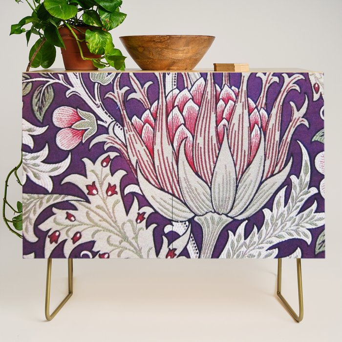 William Morris Artichoke Print Credenza Gallery Image 1
