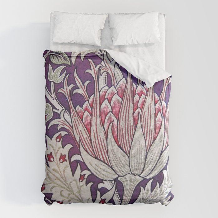 William Morris Artichoke Print Duvet Cover Gallery Image 1
