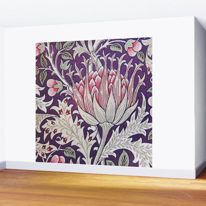 William Morris Artichoke Print Wall Mural Gallery Image 2