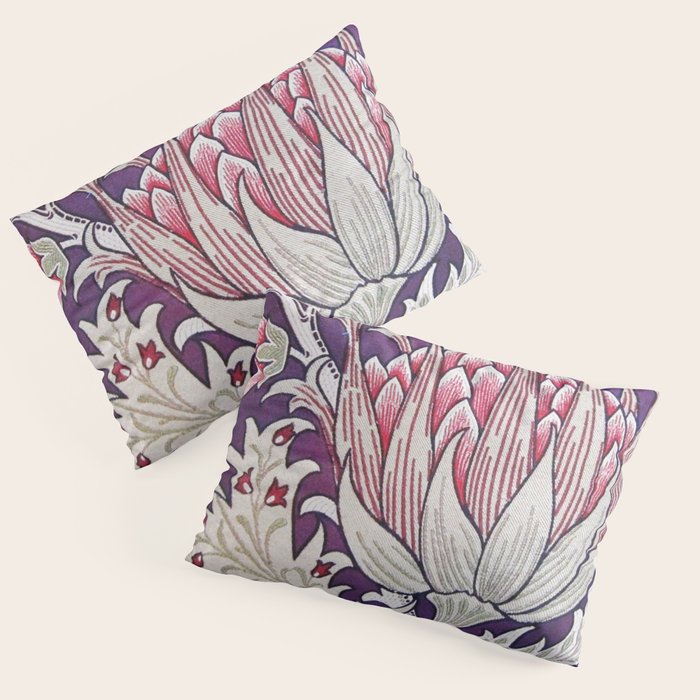 William Morris Artichoke Print Pillow Sham Gallery Image 3
