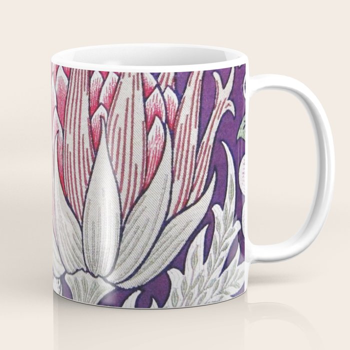 William Morris Artichoke Print Coffee Mug Gallery Image 1