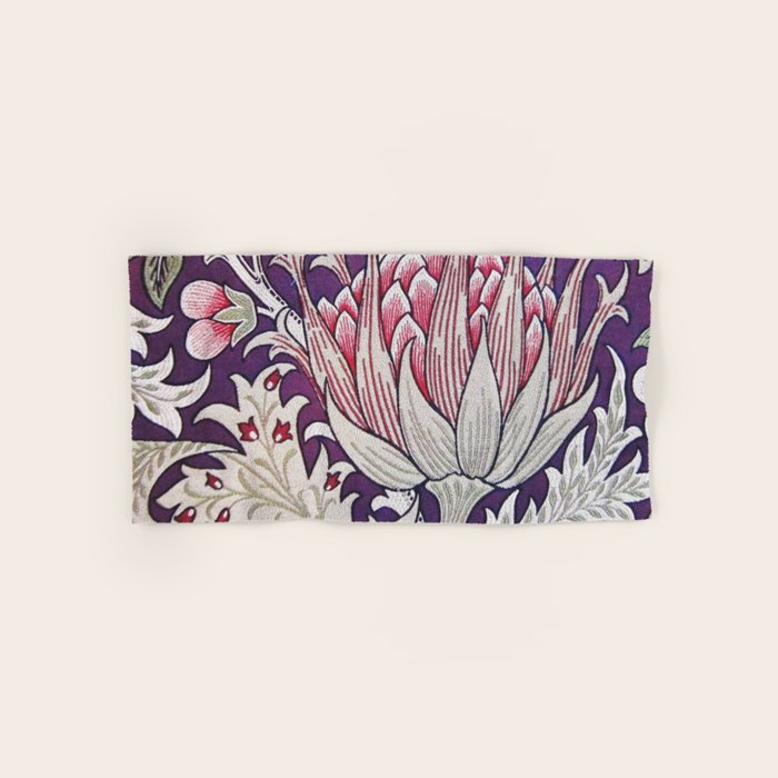 William Morris Artichoke Print Bath Towel Gallery Image 1