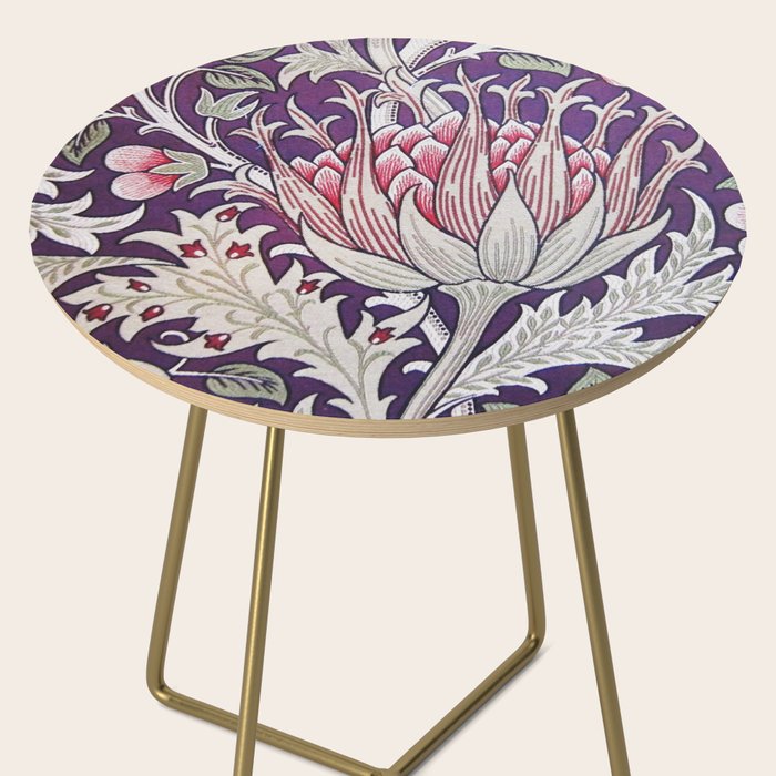 William Morris Artichoke Print Side Table Gallery Image 2