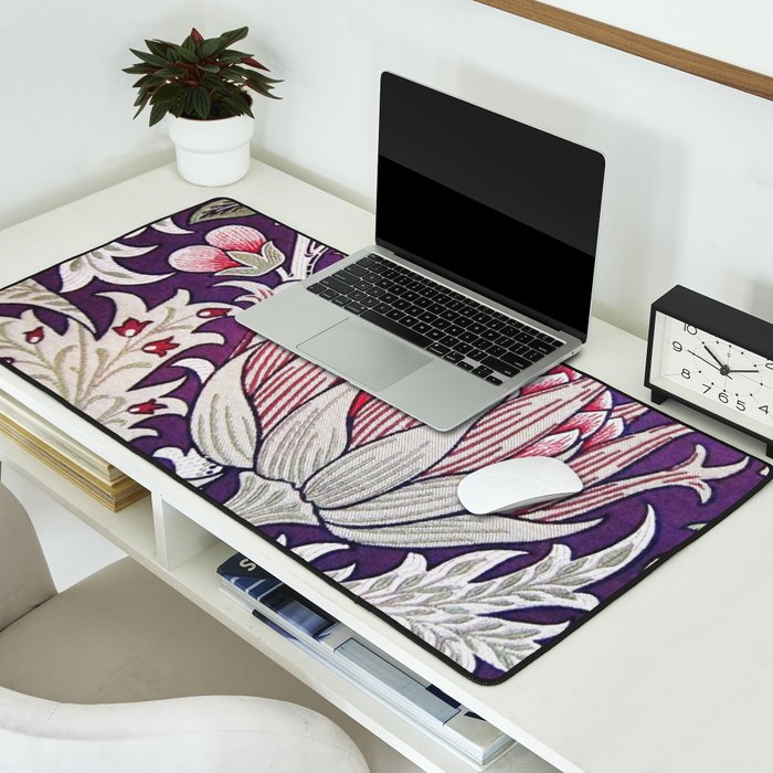 William Morris Artichoke Print Desk Mat Gallery Image 2