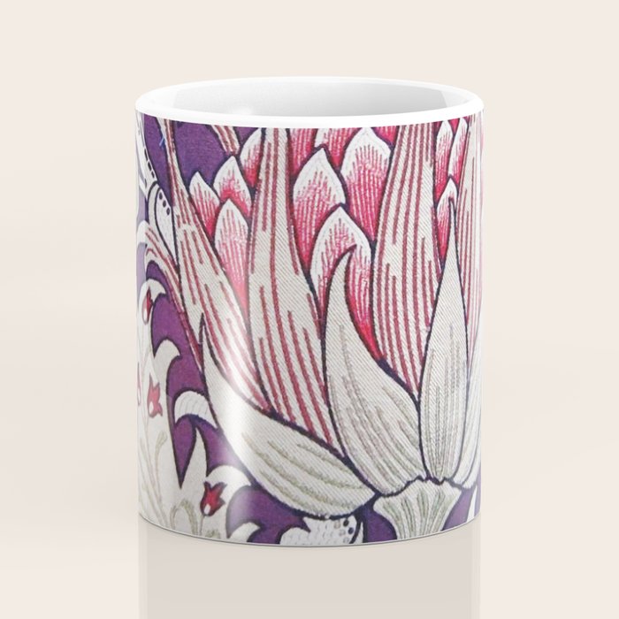 William Morris Artichoke Print Coffee Mug Gallery Image 4