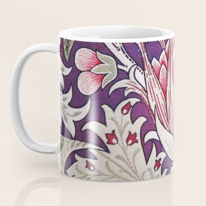 William Morris Artichoke Print Coffee Mug Gallery Image 3