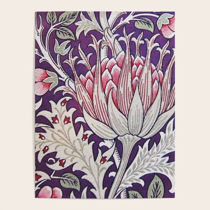 William Morris Artichoke Print Poster Gallery Image 1