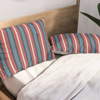 Bold Retro Stripe Pattern - Cozy Heirloom Pillow Sham Gallery Image 2
