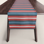 Bold Retro Stripe Pattern - Cozy Heirloom Table Runner Gallery Image 1