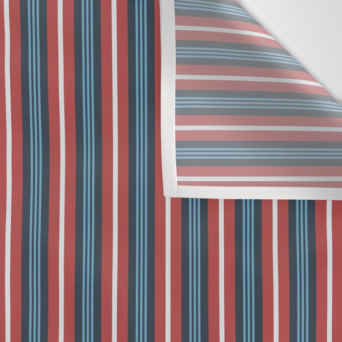 Bold Retro Stripe Pattern - Cozy Heirloom Wall Tapestry Gallery Image 3
