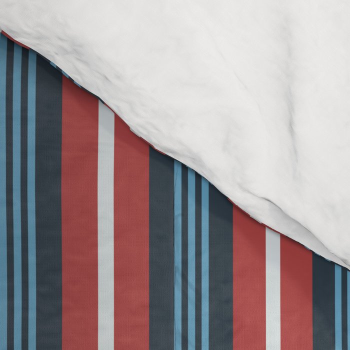 Bold Retro Stripe Pattern - Cozy Heirloom Comforter Gallery Image 4