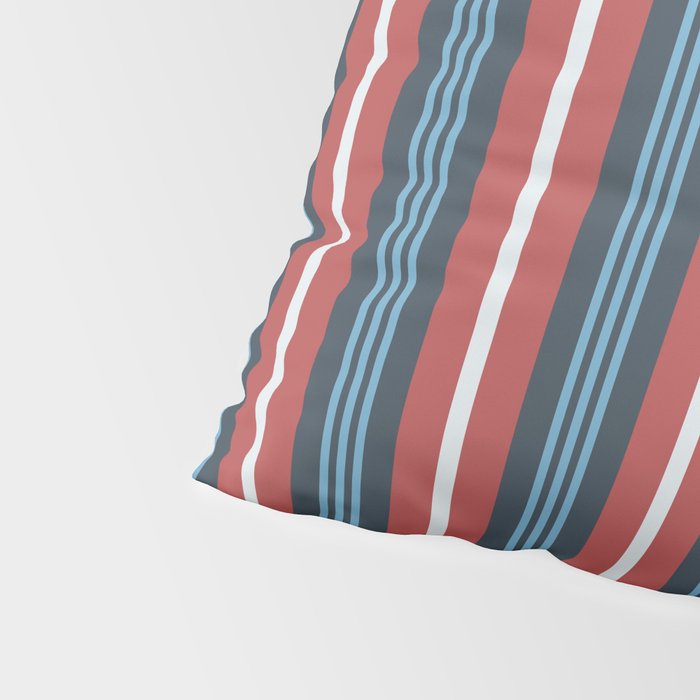 Bold Retro Stripe Pattern - Cozy Heirloom Pillow Sham Gallery Image 4