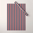 Bold Retro Stripe Pattern - Cozy Heirloom Wrapping Paper Gallery Image 1