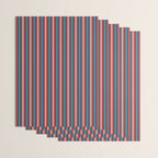 Bold Retro Stripe Pattern - Cozy Heirloom Wrapping Paper Gallery Image 3