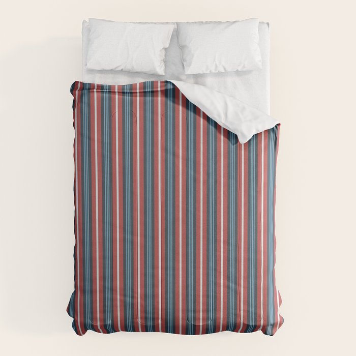 Bold Retro Stripe Pattern - Cozy Heirloom Comforter Gallery Image 6