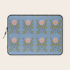 Blue Daisy Tile Laptop Sleeve Gallery Image 1
