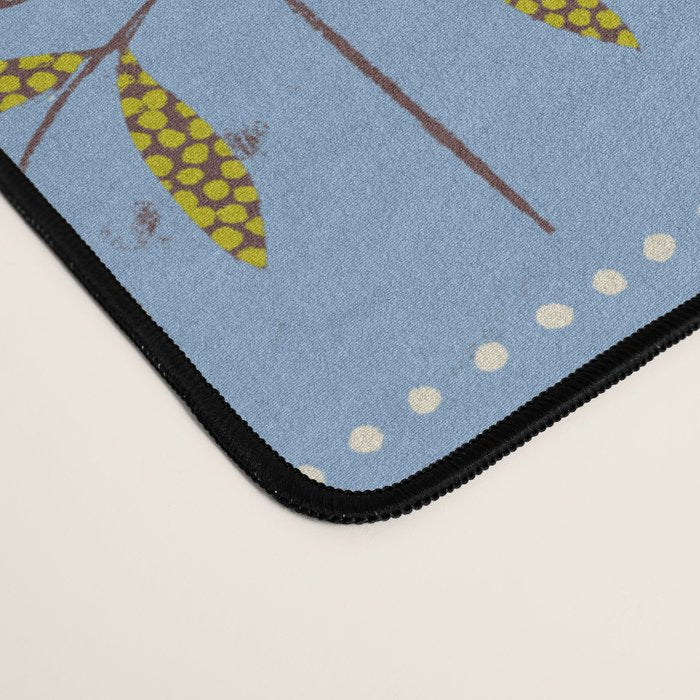 Blue Daisy Tile Desk Mat Gallery Image 4