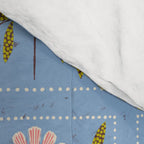 Blue Daisy Tile Comforter Gallery Image 4