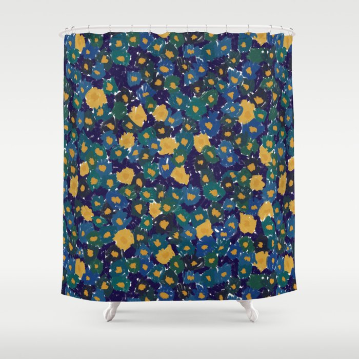 Night-Blooming Flowers Shower Curtain Gallery Image 1