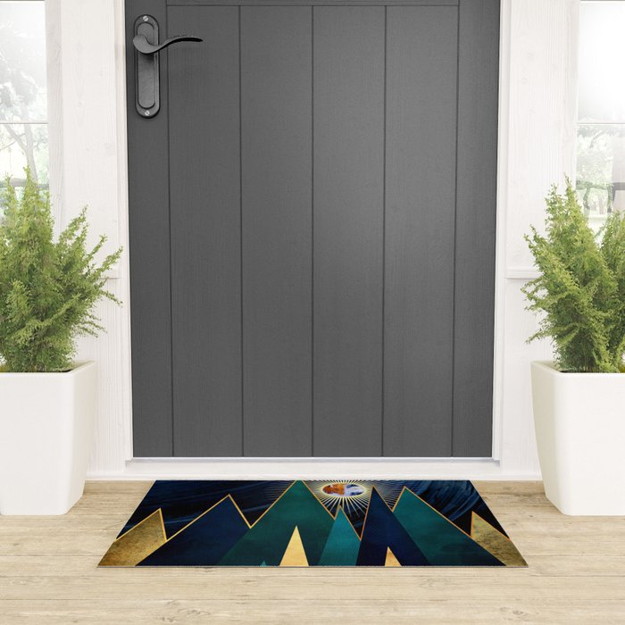 Metallic Peaks Welcome Mat Gallery Image 3