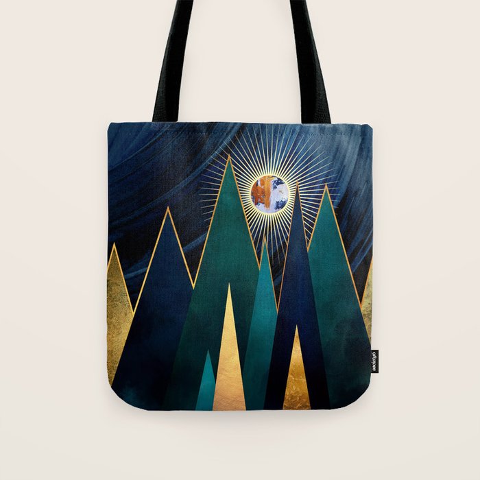 Metallic Peaks Tote Bag Gallery Image 1