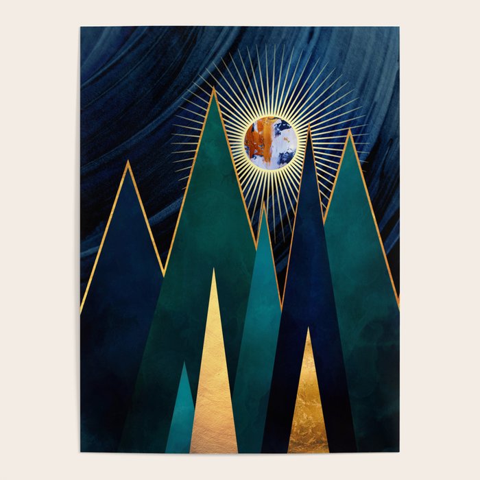 Metallic Peaks Poster Gallery Image 1