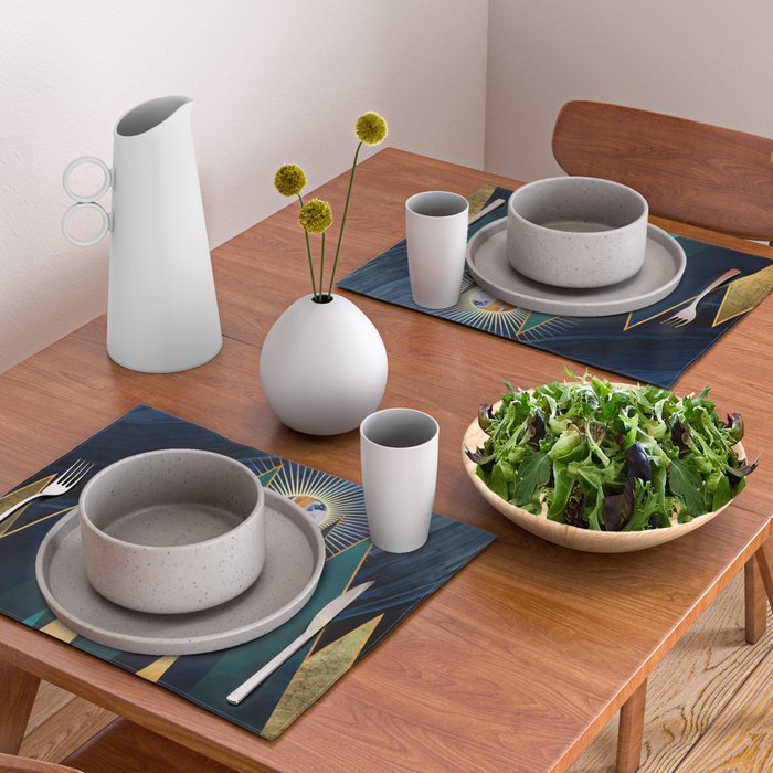 Metallic Peaks Placemat Gallery Image 2